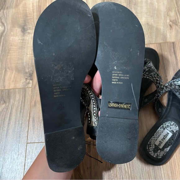 2 Not Rated Beaded Sandals Bundle - Picture 7 of 8